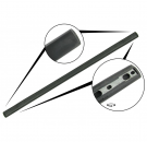 Front-bumper-rubber---center---EUROPE--For-bumpers-with-integrated-indicators-VW-Kaefer-113 807 221B